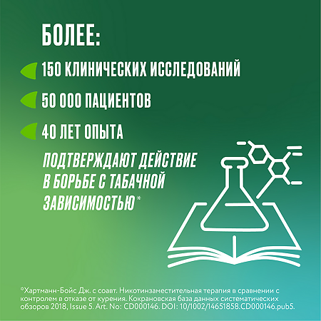 Никоретте резинка жевательная лекарственная свежие фрукты 2 мг 30 шт