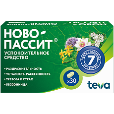 Изображение товара Ново-Пассит таблетки покрыт.плен.об. 30 шт
