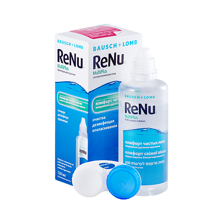 Renu Multiplus раствор для линз универсальный, 120 мл 1 шт