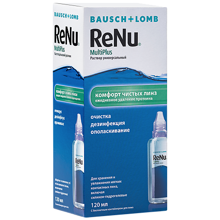 Renu Multiplus раствор для линз универсальный 120 мл 1 шт