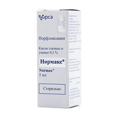 Купить Нормакс капли глазные и ушные 0,3 % 5 мл 1 шт цена