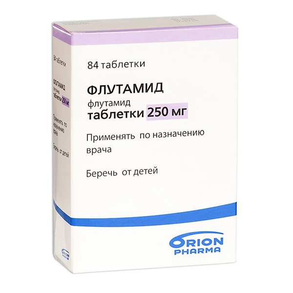 Флутамид, таблетки 250 мг, 84 шт. - , цена и отзывы, Флутамид .