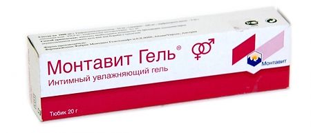 Монтавит гель вагинальный увлажняющий 20 г 1 шт 1 шт