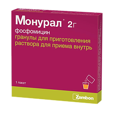 Купить Монурал гранулы д/приг раствора для приема внутрь 2 г 1 шт цена