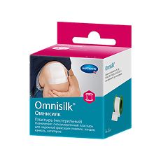 Купить Пластырь Омнисилк/Omnisilk на шелковой основе 5 м х 5 см 1 шт цена