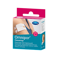 Купить Пластырь Омнипор/Omnipor нетканевой белого цвета 5 м х 1,25 см 1 шт цена