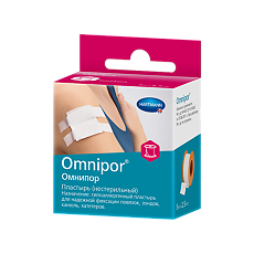 Купить Пластырь Омнипор/Omnipor нетканевой белого цвета 5 м х 2,5 см 1 шт цена