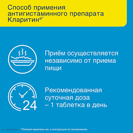 Кларитин таблетки 10 мг 30 шт