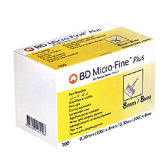 Купить Иглы BD Micro-Fine Plus 0,30 мм (30G) х 8 мм 100 шт цена