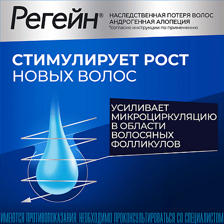 Регейн пена для наружного применения 5 % 60 мл 1 шт