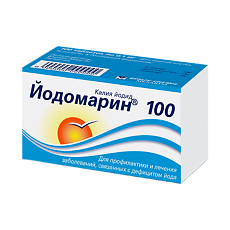 Купить Йодомарин 100 таблетки 0,1 мг 100 шт цена