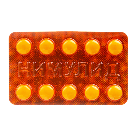 Нимулид таблетки диспергируемые в полости рта 100 мг 10 шт