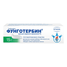 Купить Фунготербин крем для наружного применения 1 % 15 г 1 шт цена