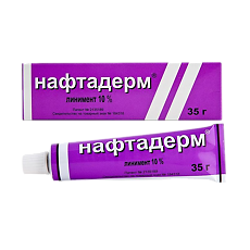 Купить Нафтадерм линимент 10 % 35 г 1 шт цена