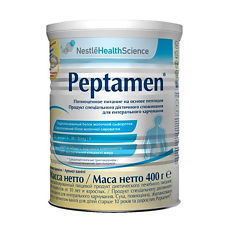Купить Peptamen (Пептамен) лечебная смесь на основе гидролизованных белков с 10 лет 400 г 1 шт цена
