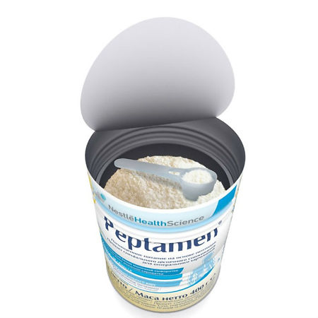 Peptamen (Пептамен) лечебная смесь на основе гидролизованных белков с 10 лет 400 г 1 шт