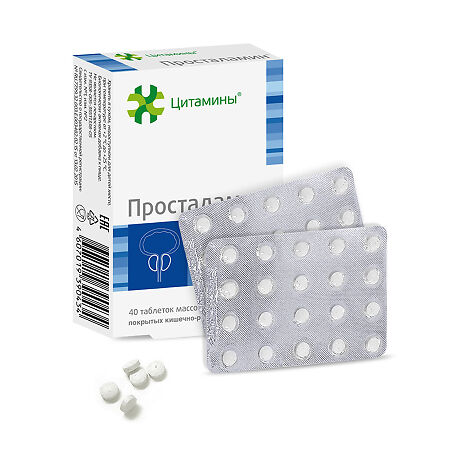 Просталамин таблетки массой 155 мг 40 шт