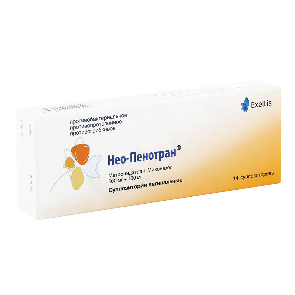 Neo Penotran вагинальды суппозиторийлері