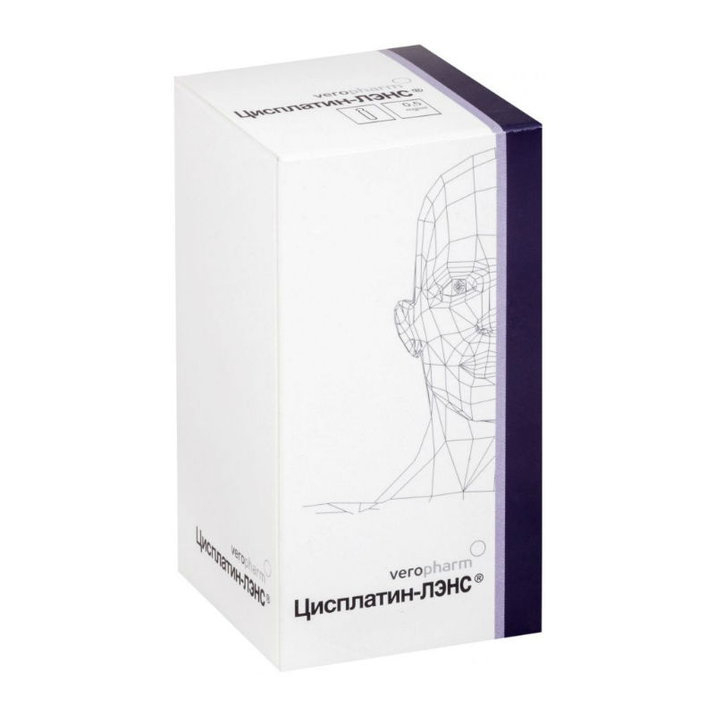 Цисплатин-ЛЭНС концентрат д/приг р-ра для инфузий 0,5 мг/мл флакон, 20 ...