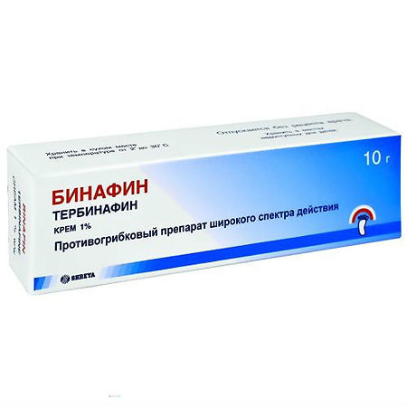 Бинафин, крем для наружного применения 1 % 10 г 1 шт