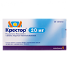 Крестор таблетки покрыт.плен.об. 20 мг 28 шт
