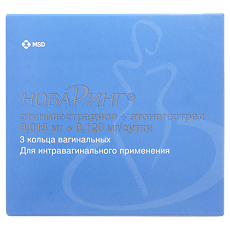 Купить НоваРинг кольца вагинальные 0.015 мг+0.120 мг/сутки 3 шт цена