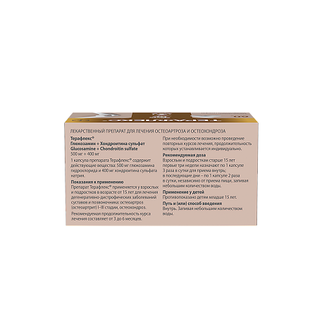 Терафлекс капсулы 500 мг+400 мг 60 шт