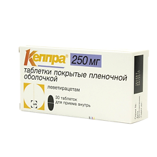Купить Кеппра таблетки покрыт.плен.об. 250 мг 30 шт цена