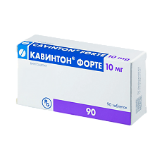 Изображение товара Кавинтон Форте таблетки 10 мг 90 шт