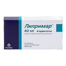 Изображение товара Липримар таблетки покрыт.плен.об. 40 мг 30 шт