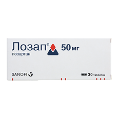 Купить Лозап таблетки покрыт.плен.об. 50 мг 30 шт цена