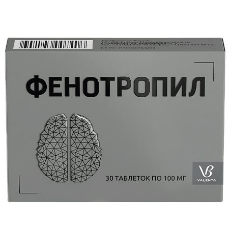 Изображение товара Фенотропил таблетки 100 мг 30 шт