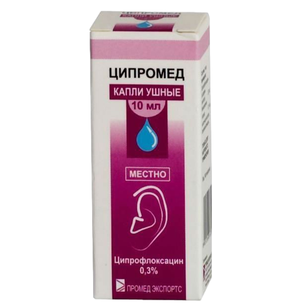 Ципромед Капли Ушные 3 Мг/Мл 10 Мл 1 Шт - Купить, Цена И Отзывы.