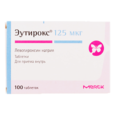Изображение товара Эутирокс таблетки 125 мкг 100 шт