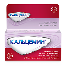 Купить Кальцемин таблетки покрыт.плен.об. 30 шт цена