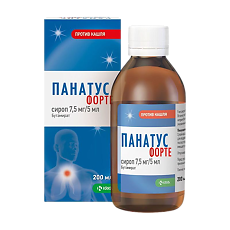 Купить Панатус форте сироп 7,5 мг/5 мл 200 мл 1 шт цена