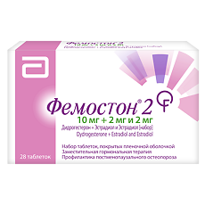 Купить Фемостон 2 таблетки покрыт.плен.об. 28 шт цена