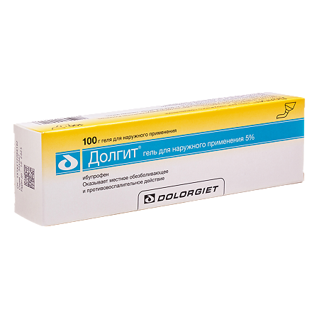 Долгит гель для наружного применения 5 % 100 г 1 шт