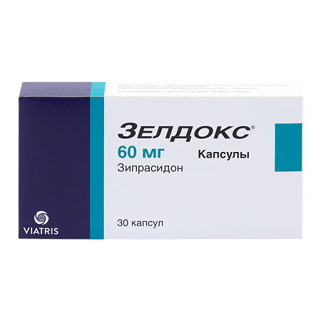 Зелдокс капсулы 60 мг 30 шт