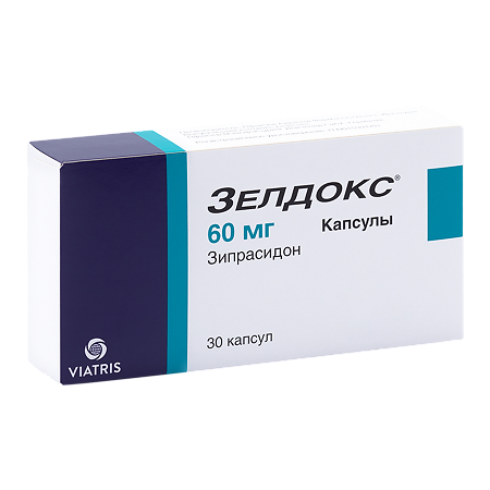 Зелдокс капсулы 60 мг 30 шт