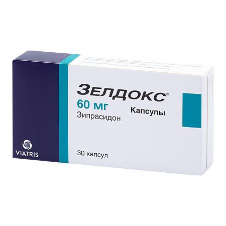 Зелдокс капсулы 60 мг 30 шт