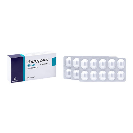 Зелдокс капсулы 60 мг 30 шт