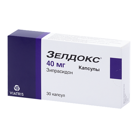 Зелдокс капсулы 40 мг 30 шт