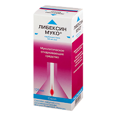 Купить Либексин Муко сироп 50 мг/мл 125 мл 1 шт цена