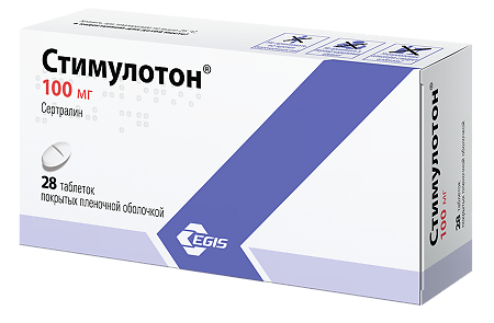 Стимулотон таблетки покрыт.плен.об. 100 мг 28 шт