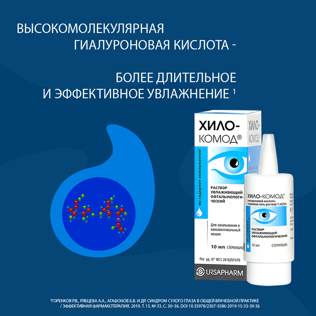Хилопарин комод глазные инструкция по применению