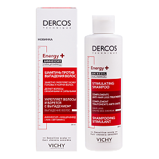 Купить Vichy Dercos Energy+ Шампунь тонизирующий с Аминексилом против выпадения волос 200 мл 1 шт цена