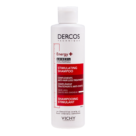 Vichy Dercos Energy+ Шампунь тонизирующий с Аминексилом против выпадения волос 200 мл 1 шт