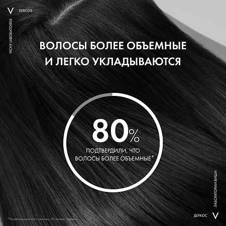Vichy Dercos регулирующий шампунь-уход для жирных волос 200 мл 1 шт