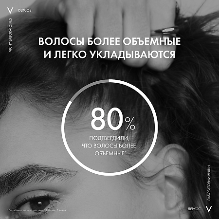 Vichy Dercos Регулирующий шампунь-уход для жирной кожи головы 200 мл 1 шт